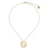 Pendants With Chain|Majorica Petra Pendant With Pearl And Gold Steel Chain