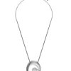 Pendants With Chain|Majorica Petra Steel Necklace With Xl Pendant
