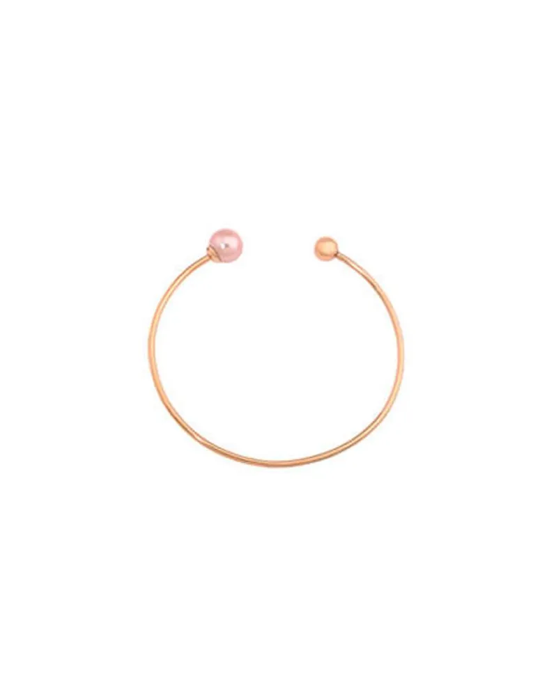 Bangle Bracelets|Majorica Pink Small Bracelet Aura With Pink Pearl