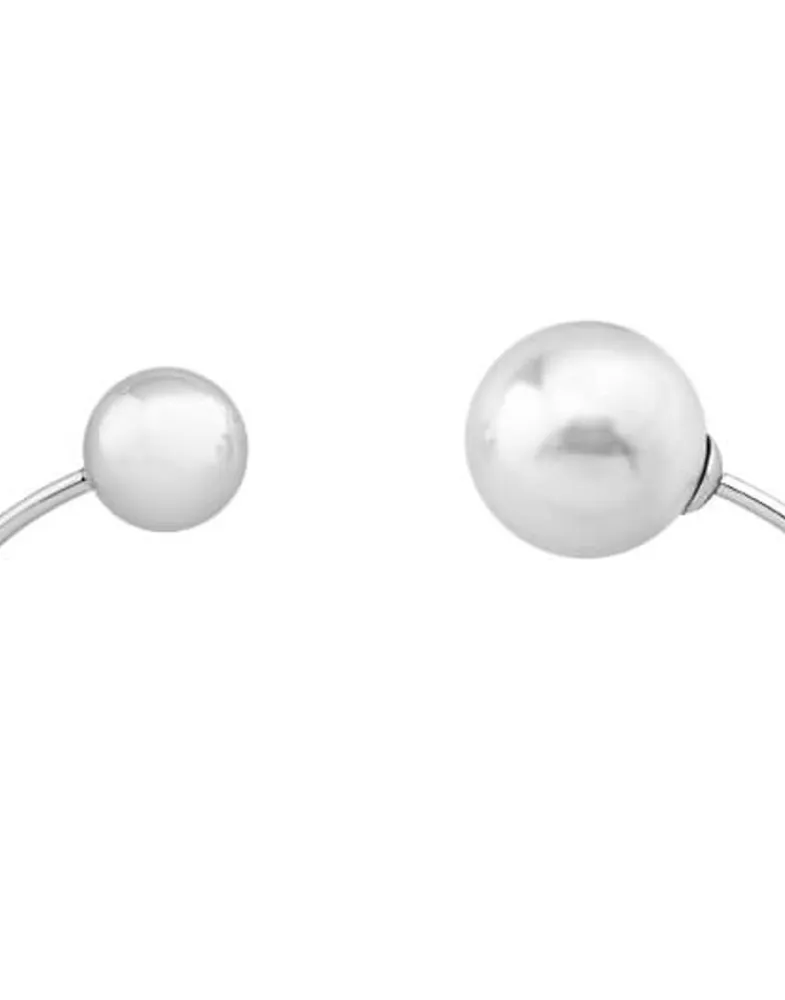 Bangle Bracelets|Majorica Rigid Bracelet Aura With White Pearl