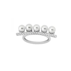 Silver Rings|Majorica Ring Nashira