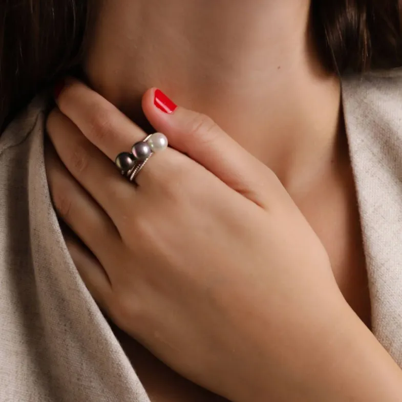 Medium-Sized Rings|Majorica Ring Planet