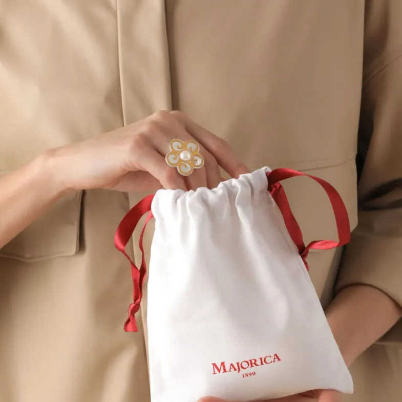 Large Pearl Rings|Majorica Roxana Big Ring With Mother-Of-Pearl
