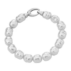 Silver Bracelets|Majorica Silver Bracelet Agora With 8Mm Baroque Pearls