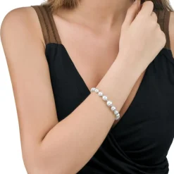 Silver Bracelets|Majorica Silver Bracelet Lyra 8Mm