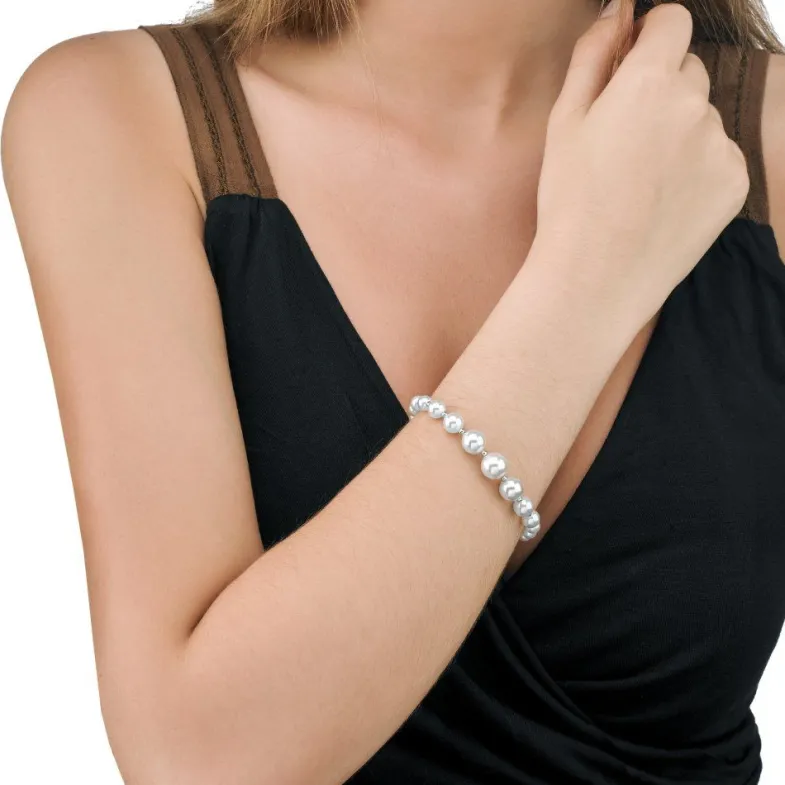 Silver Bracelets|Majorica Silver Bracelet Lyra 8Mm