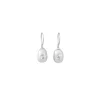 Pearl Drop Earrings|Majorica Silver Earrings Tender With 8Mm Barroque White Pearl