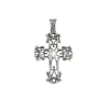 Pendant Chain|Majorica Silver Medieval Cross Pendant With Round Pearl