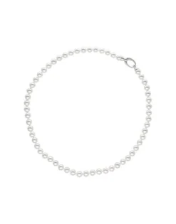 Long Pearl Necklaces|Majorica Silver Necklace Lyra 45Cm With White Pearls 6Mm