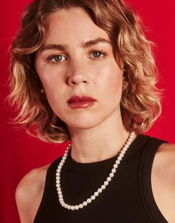 Long Pearl Necklaces|Majorica Silver Necklace Lyra 10Mm 50Cm