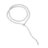 Long Pearl Necklaces|Majorica Silver Necklace Lyra 8Mm 90Cm