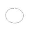 Long Pearl Necklaces|Majorica Silver Necklace Lyra 7Mm 50Cm