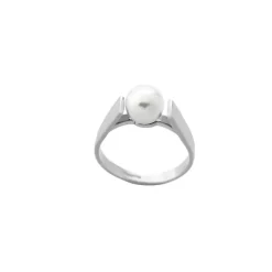 Pearl Engagement Rings|Majorica Silver Ring Nuada With 7Mm White Pearl