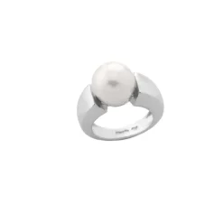 Pearl Engagement Rings|Majorica Silver Ring Nuada With 12Mm White Pearl