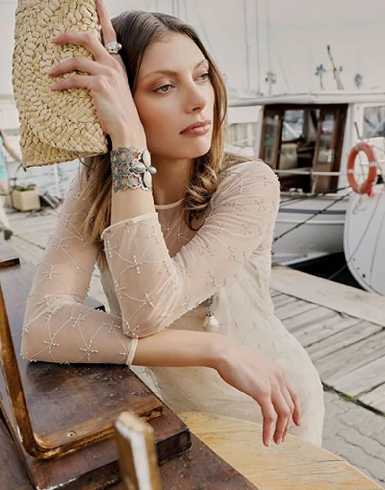 Large Pearl Rings|Majorica Silver Tahiti Ring With Tahiti Half-Ball Pearl