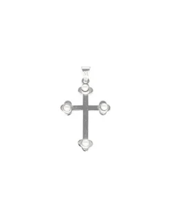 Pendant Chain|Majorica Silver Trinity Cross Pendant With Pearls