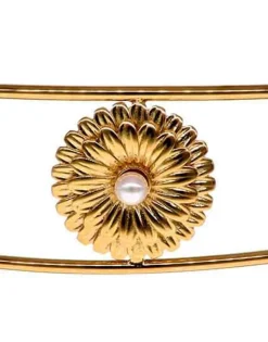 Pearl Chokers|Majorica Symi Gold-Plated Choker With White Pearls