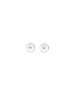 Baby Earrings|Majorica Taylor 18-Carat Gold 10Mm White Pearl Earrings