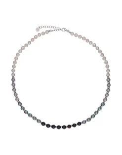 Pearl Chokers|Majorica Unisex Nyx Necklace With Degrade Effect Pearls