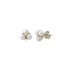 Short Earrings|Majorica Vega Earrings With Round White Pearl