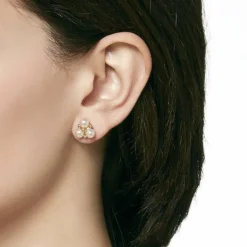 Short Earrings|Majorica Vega Earrings With Round White Pearl