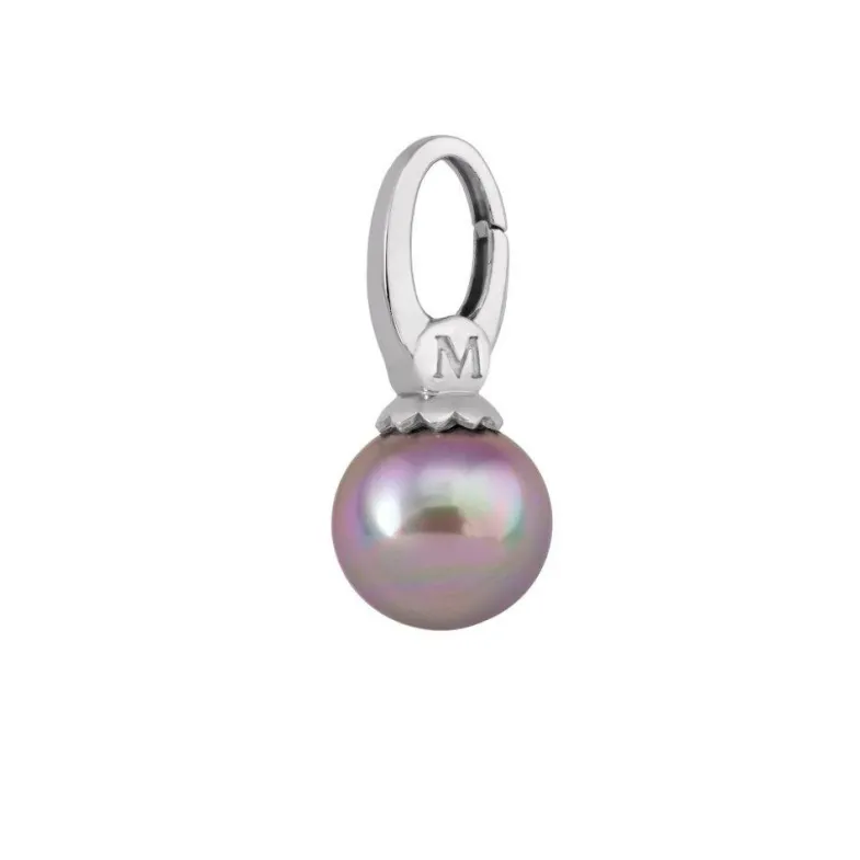 Pendant Chain|Majorica Wish Pearl Berenjena